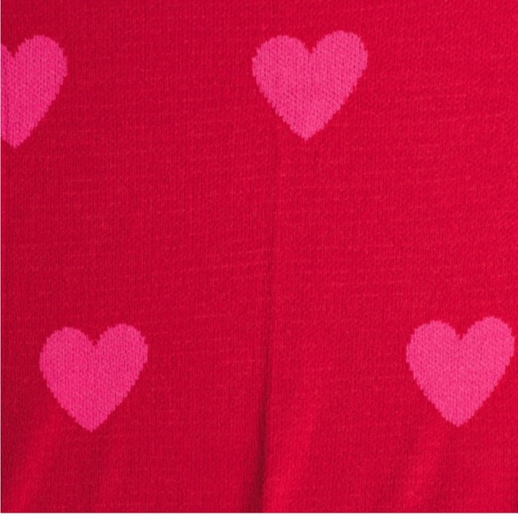 Nicole Miller full queen blanket red with pink hearts great for Valentine’s Day - Picture 3 of 11
